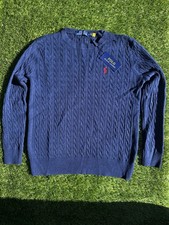 Pul Ralph Lauren Torsadé Bleu