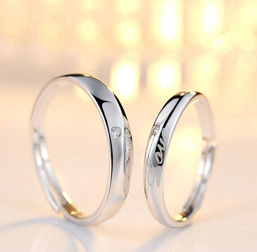 Silver love you forever - love,