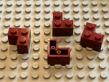 4 x LEGO Star Wars Dark Red Brick Corner 2357 set 8759 7961 8092 10240 7665 7964