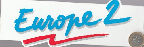 Autocollant radio europe 2 - radio.,