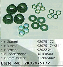 Pour KAWASAKI 900 Z1 A/B/A4 - Kit silentbloc fixation des compteurs - ZK92075172