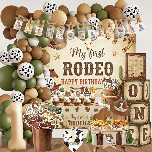 Western cowboy 1st birthday - 1st,