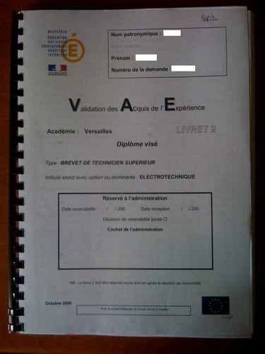 Vae bts electrotechnique - vae,