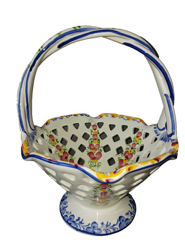 Panier céramique peint - , la