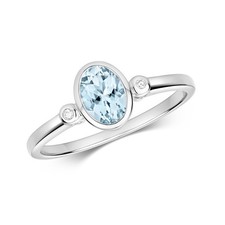 Bague Femme Or Blanc 9 k/carat