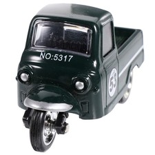  Modèle de voiture Vintage en alliage décoratif, Tricycle classique à tirer,