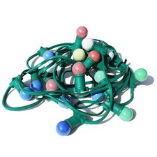 Guirlande de guinguette lumineuse 9.50 mètres / 20 ampoules vintage