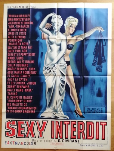 Sexy interdit affiche cinema - sexy,