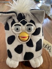 Peluche FURBY Mc Donald 2000 Blanc et Noir. stuffed toy White and Black