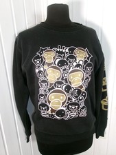 Pull Sweat coton noir assez