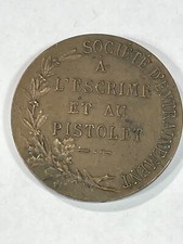 Médaille Société D'entrainement à L'escrime et au Pistolet - Bronze (10-30/A2-3)