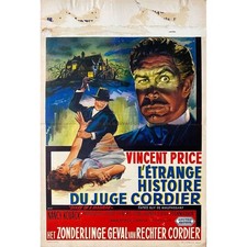 DIARY OF A MADMAN Belgian Movie Poster  - 14x21 in. - 1963 - Reginald Le Borg, V