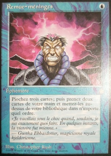Mtg magic brainstorm ice age - magic,