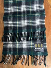 Vintage : écharpe en laine Barbour