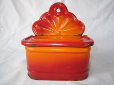 Boite à allumettes en tôle émaillée Ancienne