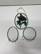 Lot de 3 cadre en verre et plomb pour faire des vitraux différent modèle