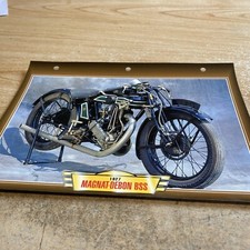 Magnat Debon 350 BSS 1927 fiche carte moto passion collection Atlas