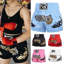 Short de boxe unisexe pour MMA Muay Thai Fitness Training coupe confortable