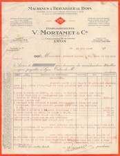 Facture  1932  MACHINES A