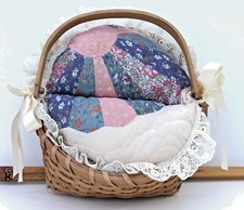 Woven Basket with Handle &