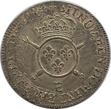 LOUIS XIV 1/2 ECU AUX INSIGNES