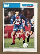 RAI 1995 Card - Onze Mondial Rookie - PSG / Paris Saint-Germain / BRAZIL