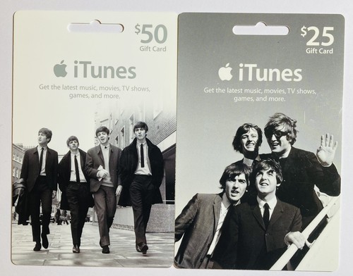 Beatles itunes gift card - beatles,