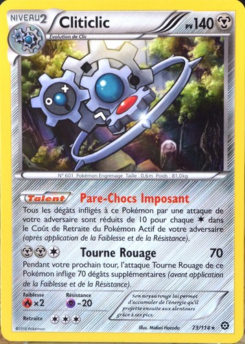 Carte pokémon 114 - pokémon, 73/114