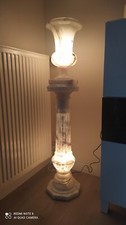 Colonne lampe albâtre - et,