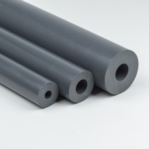 Tube rond pvc ø90x15mm - tube, gris