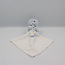 Doudou plat ours bleu ciel avec mouchoir Baby nat LOT DE 2 - 11394