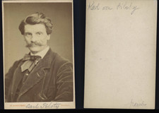 Hanfstaengl, München, Carl von Piloty Vintage albumen print CDV.Carl Theodor v