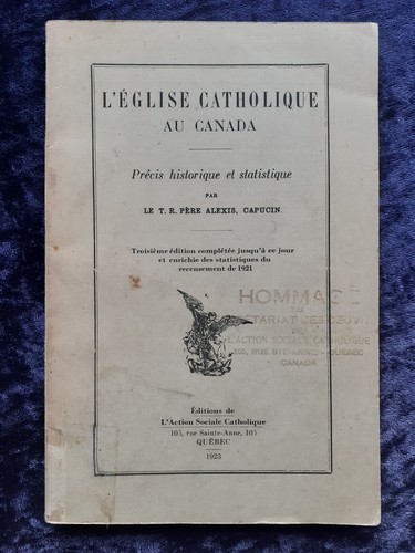 Eglise catholique canada - catholique,