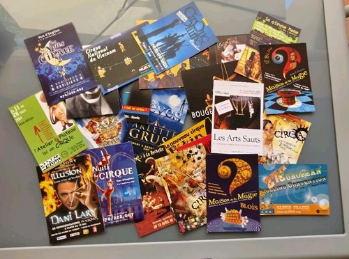 Cirque lot cartes - 25,