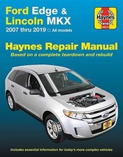 Edge-MKX 07-19- Revue technique Haynes FORD LINCOLN Anglais Etat - NEUVE PORT R