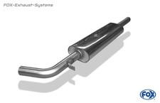 Silencieux Avant En Acier