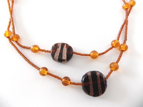 Collier rangs perles - 2,