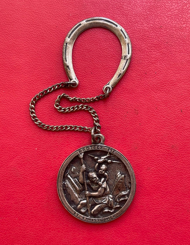 Vintage médaille argent avec - vintage.,