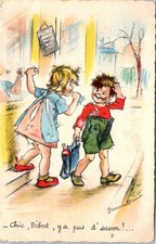 ILLUSTRATEUR G BOURET - chic bebert, y a plus de savon