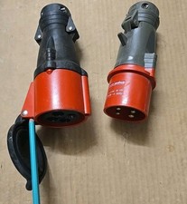 Prise électrique male/femelle LEGRAND HYPRA 3P réf. male 529 43 - femelle 529 93