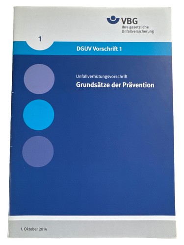Dguv vorschrift prévention - dguv, 1
