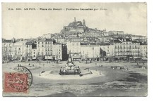 43  LE PUY  PLACE DU BREUIL  FONTAINE CROZATIER