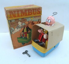 Le Chariot de Gare du Professeur Nimbus Andre Daix Etat Neuf +Boîte 1950 Para BD
