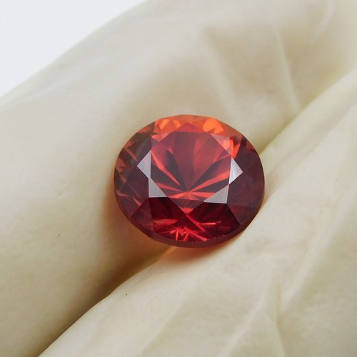 Saphir orange naturel