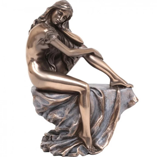 Statue érotique femme nue - , en