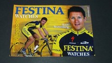 CPA CARTE CYCLISME CICLISMO TOUR FRANCE FESTINA 2001 CYCLING SVEN TEUTENBERG