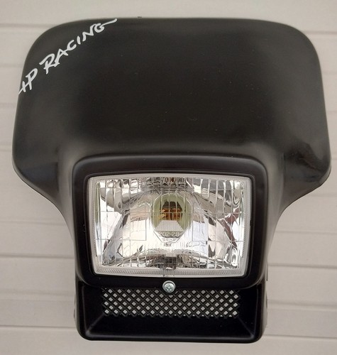 Plaque phare noire honda - noire, 250