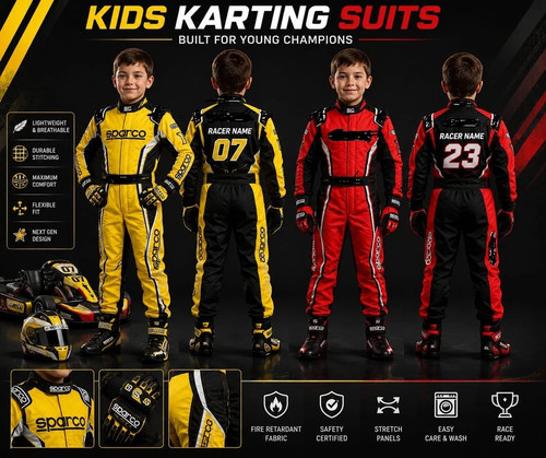 Kids karting suit - kids, fia