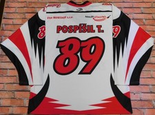 Maillot Shirt Trikot De Hockey Sur Glace HC Pizon Pospisil 89 Taille L