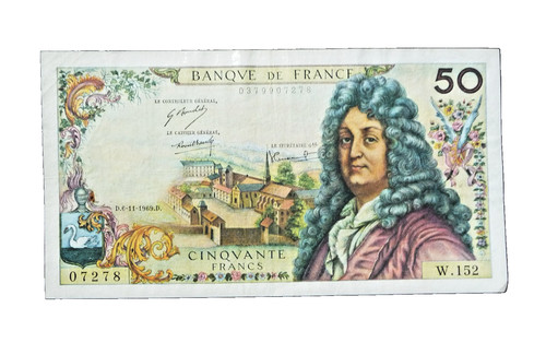 Billet francs racine - francs,